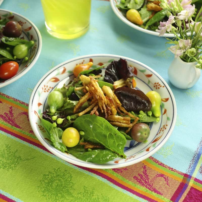 Leftover Sticks on Salad