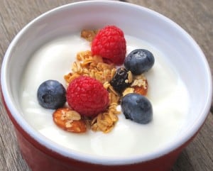 homemade yogurt with fruit and granola1 300x241