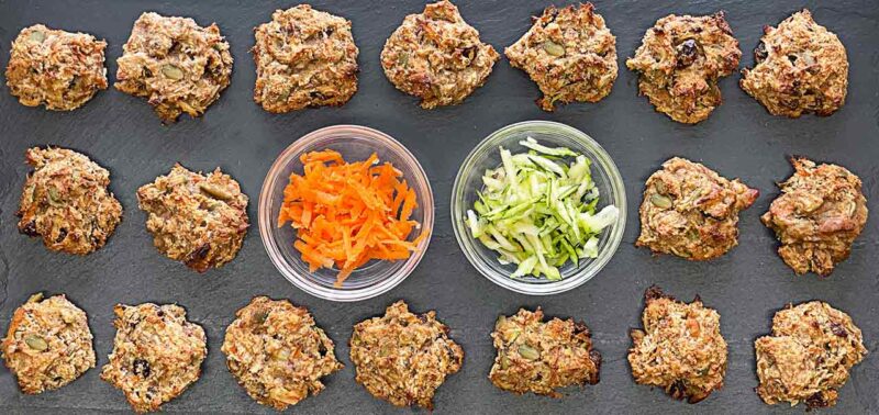 Mandelbutter-Frucht-Gemüse-Energie-Happen Rezept mit Anleitung