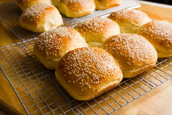 Kartoffel Burger Buns Brötchen Rezept